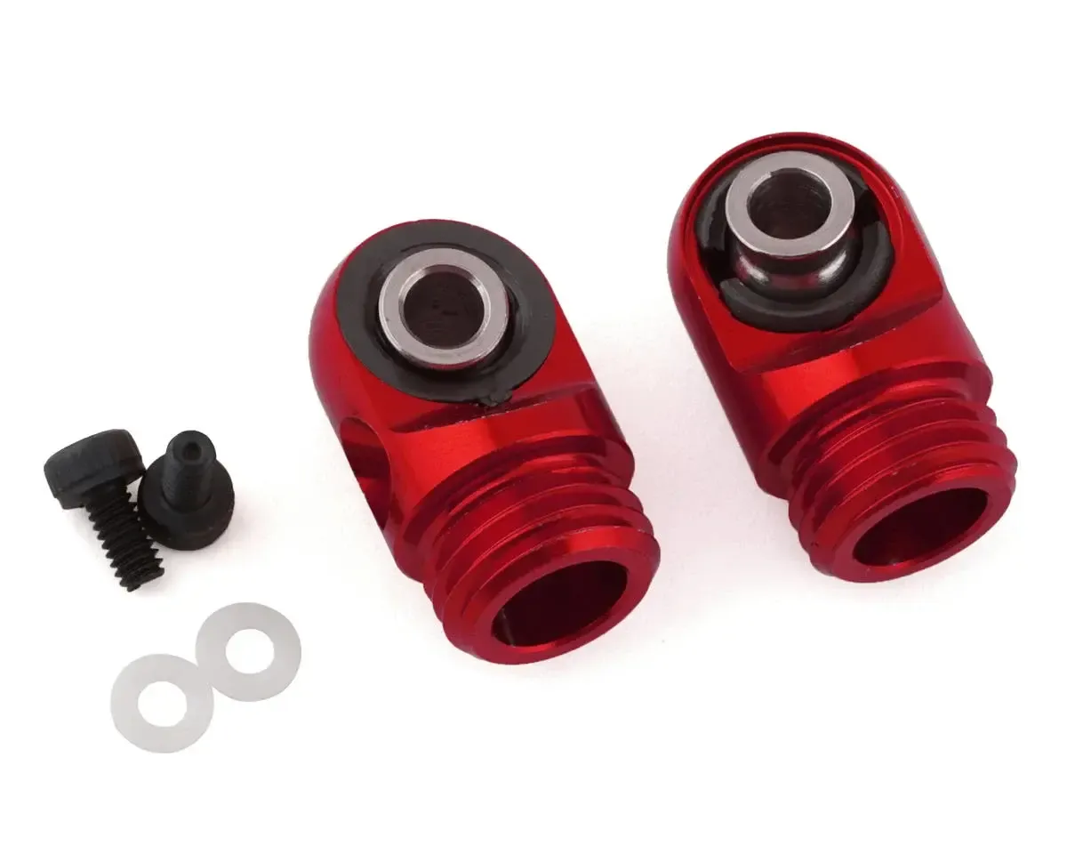 #IRC00524 Incision S8E Machined Aluminum Shock Caps (Red) (2)