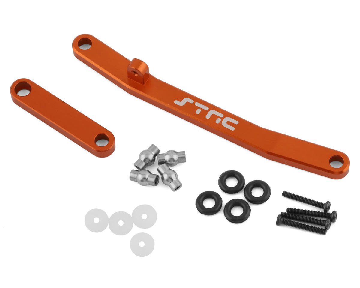 #STA204004O ST Racing Concepts Axial SCX24 Aluminum Steering Link Set (Orange)