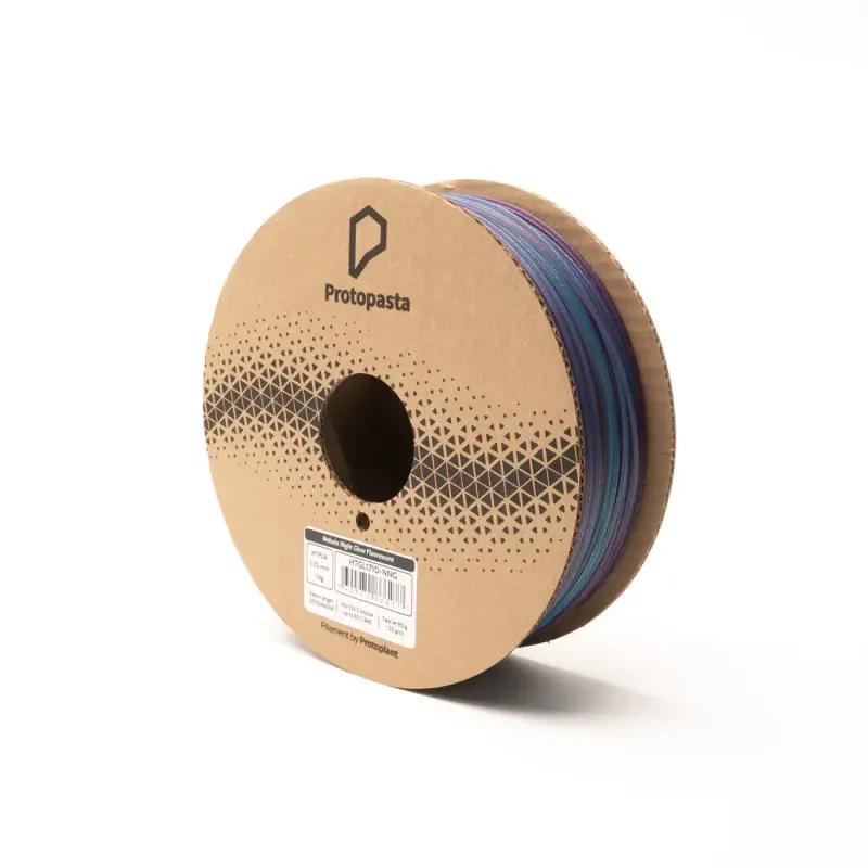 Protopasta Nebula Night Glow Fluorescent Multicolor HTPLA 1.75mm 1kg Spool #HTGL1710-NNG