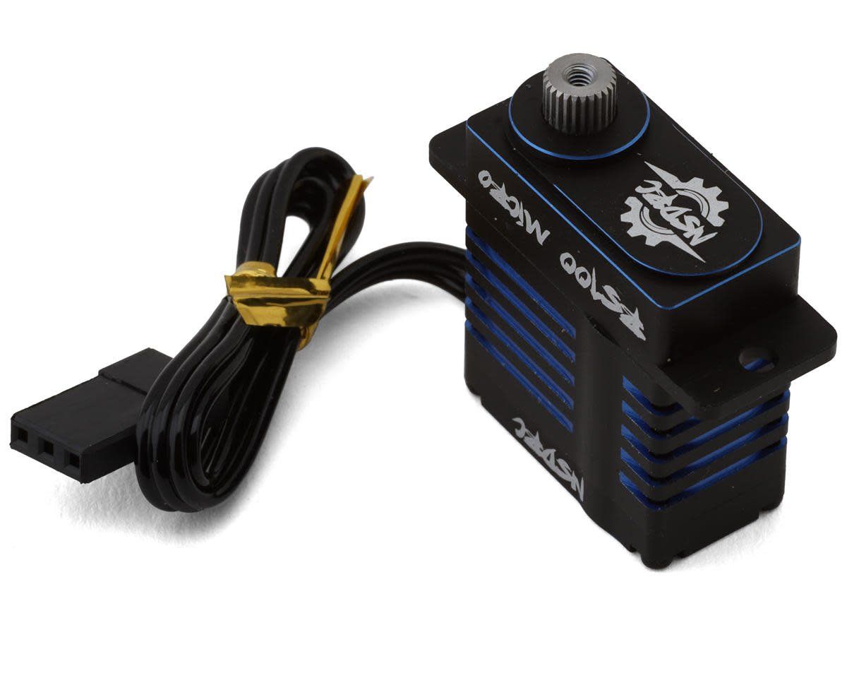 #NSD-MSRVOB  NSDRC RS100  Limited Edition Waterproof Micro Servo (HV) (Special Edition Blue) w/Aluminum Horn