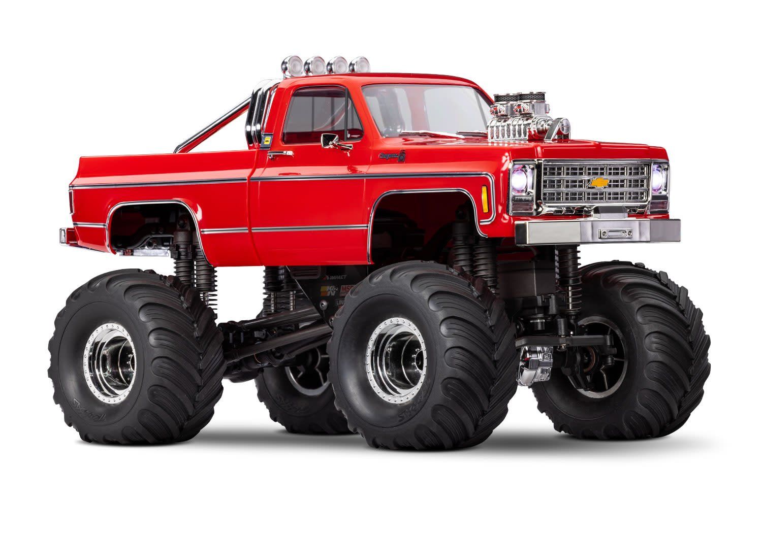 #98064-1-RED Traxxas 1/18 Trx-4Mt Mt 1979 K10 4Wd Tq2.4 Red