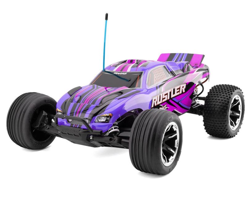 #37254-8-PINK Traxxas Rustler HD 1/10 RTR 2WD Electric Stadium Truck (Pink) w/XL-5 ESC, TQ 2.4GHz Radio, Battery & USB-C Charger #37254-8-PINK Traxxas Rustler HD 1/10 RTR 2WD Electric Stadium Truck (Pink) w/XL-5 ESC, TQ 2.4GHz Radio, Battery & USB-C Charger