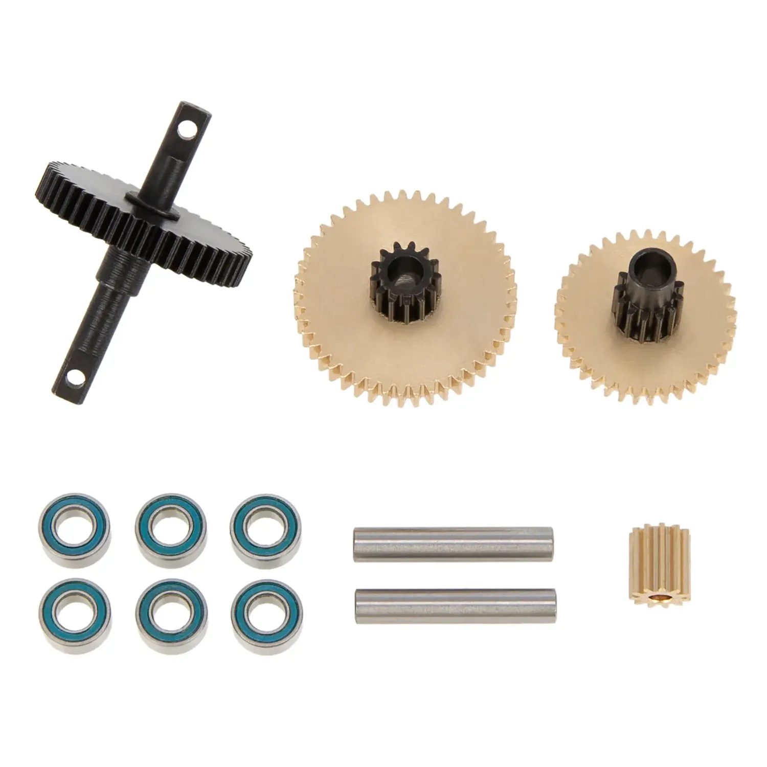#HD0103-40.3:1 GEAR SET - TRX4M MEUS RACING Steel Low Range Transmission Gear Set Upgrade Parts for TRX-4M TRX4M Bronco Defender 1/18 RC Crawler Car (40.3:1)