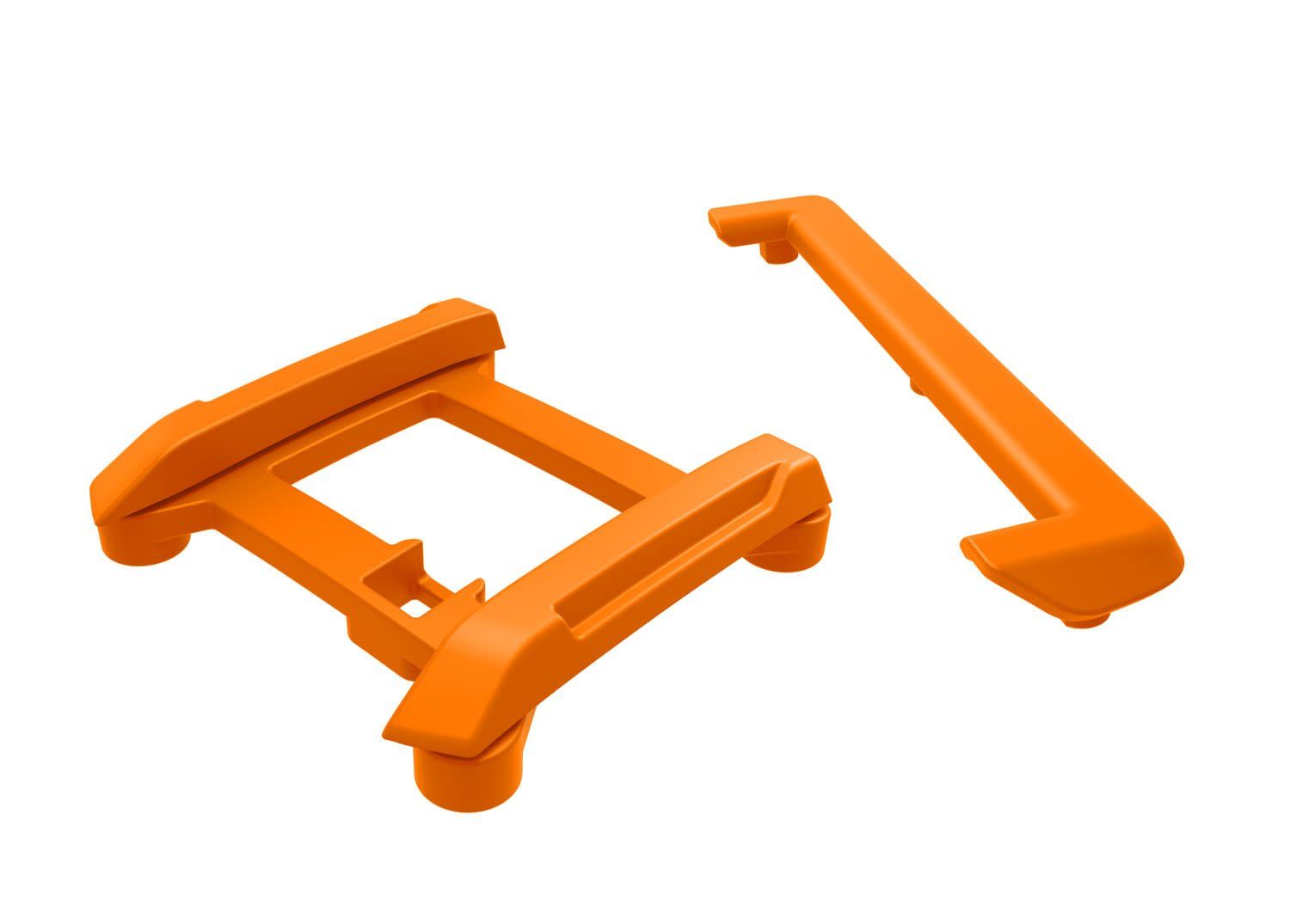 #10717-ORNG Traxxas Skidplate/Tailgate Protector, Orange