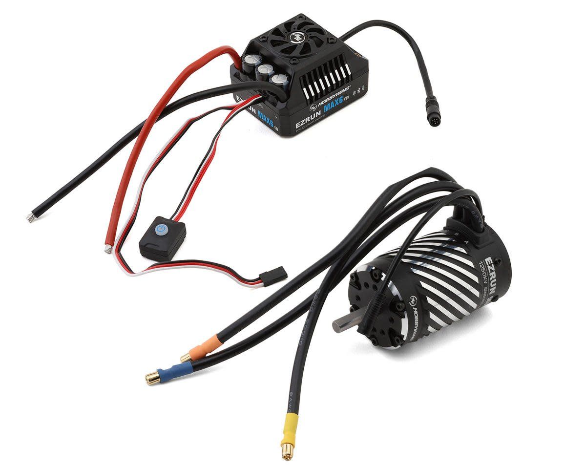 #38010804 Hobbywing EZRun MAX6 G2 Sensored Brushless ESC &amp; Motor Combo w/5690SD G2 (1250kV)