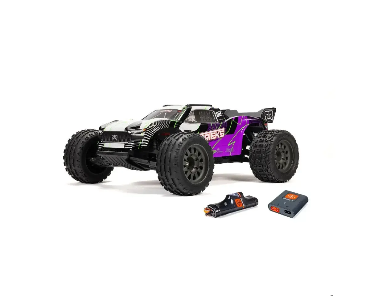 #ARA3205ST2 Arrma Vorteks 2WD MEGA 550 RTR Brushed 1/10 Off-Road Stadium Truck (Purple) w/SLT2 2.4GHz Radio, Battery &amp; Charger