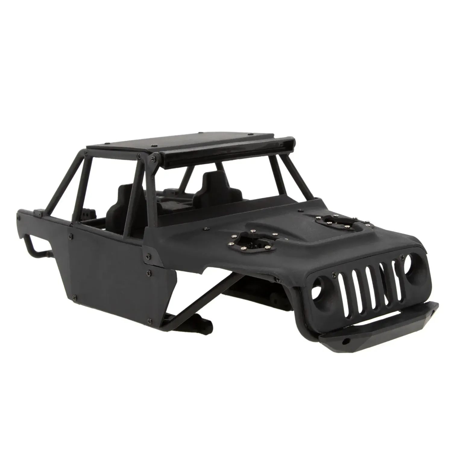 #HD0129-MEX2-Black  MEUS RACING TRX4M Ripper Nylon Injection Molding V2 Version Nylon Cage Body Shell for 1/18 TRX4M (MEX2-Black)
