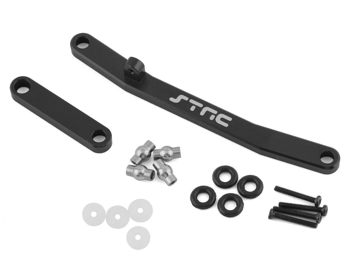 #STA204004BK ST Racing Concepts Axial SCX24 Aluminum Steering Link Set (Black)