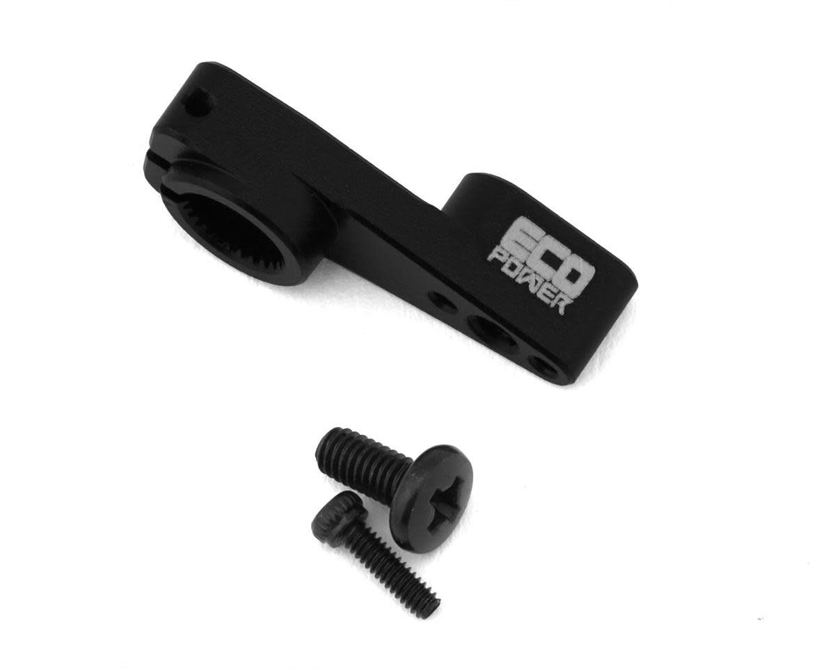 #ECP-3115 EcoPower Aluminum Clamping Servo Horn for ECP-173 &amp; X24 Servos (Black) (25T/ø5mm) (TRX4M &amp; SCX24)