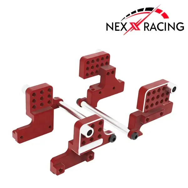 #NX-378-R Nexx Racing CNC Alu Front And Rear Shock Mounts For TRX-4M