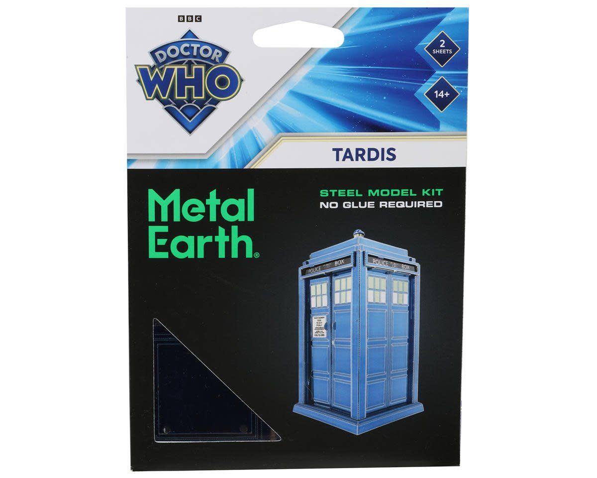 #FSC400M Fascinations Metal Earth Doctor Who Tardis 3D Laser Cut Model (Blue)