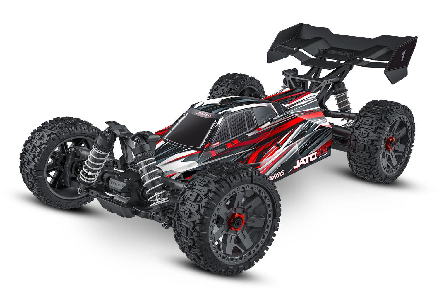 #90154-4-RED Traxxas  Jato 4X4 BL-2s, Red