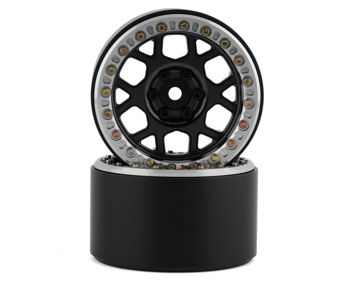 #SSD00561 SSD RC 2.2” Boxer Beadlock Wheels (Black) (2)