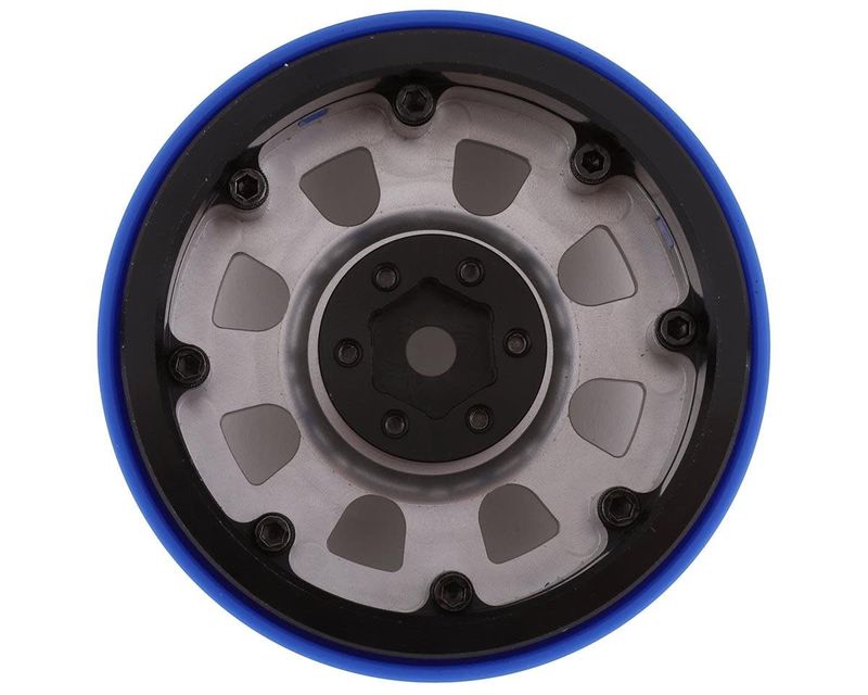 #SSD00461 SSD RC 2.2” Bouncer PL Beadlock Wheels (Silver)