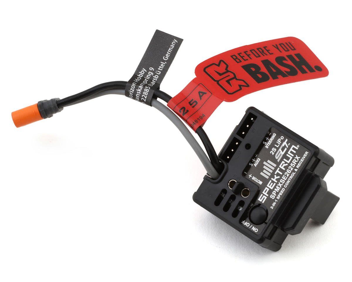#SPMXSE2625RX Spektrum RC Arrma Grom 25A SLT 2-in-1 Integrated ESC &amp; RX Unit