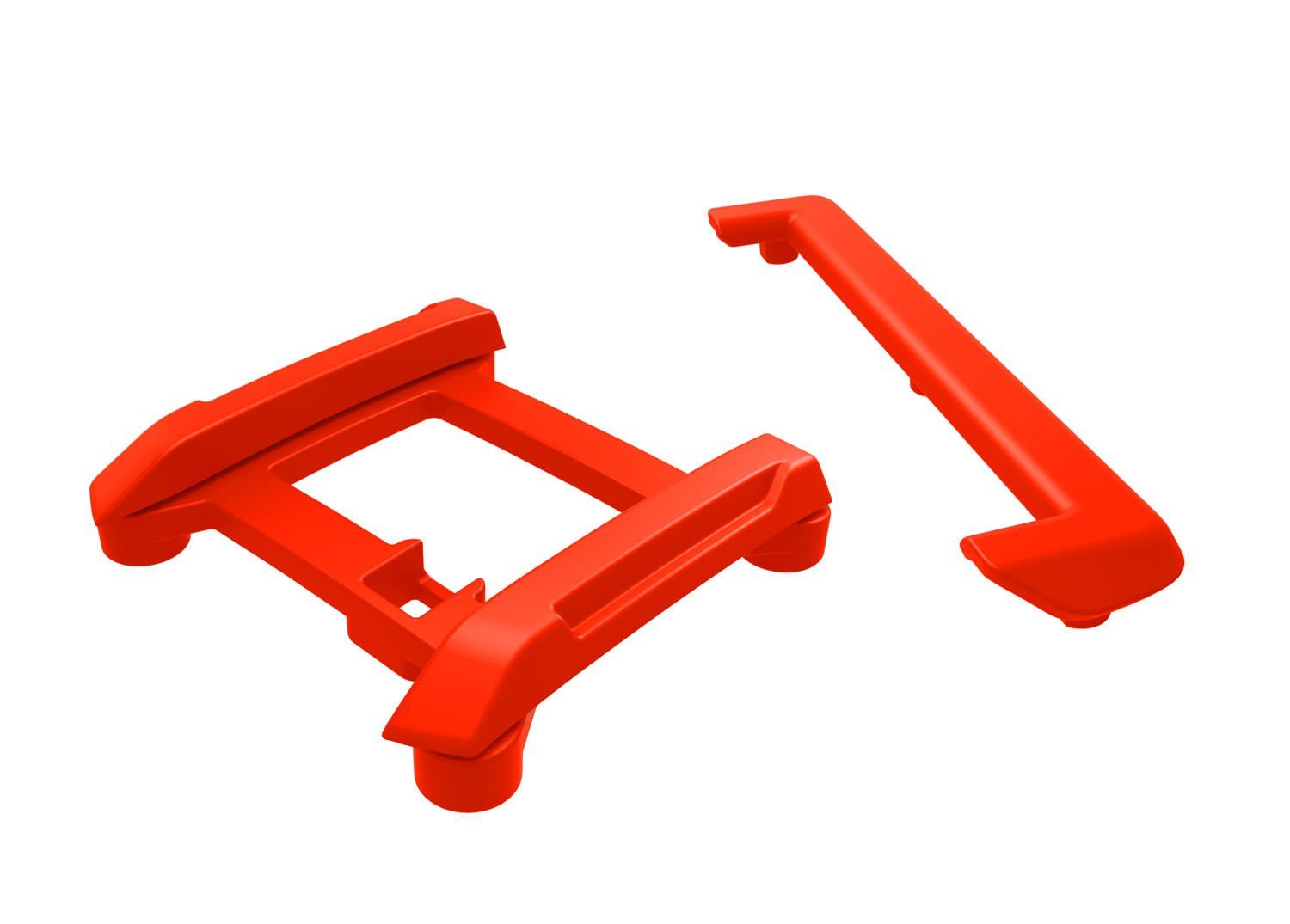 #10717-RED Traxxas Skidplate/Tailgate Protector, Red