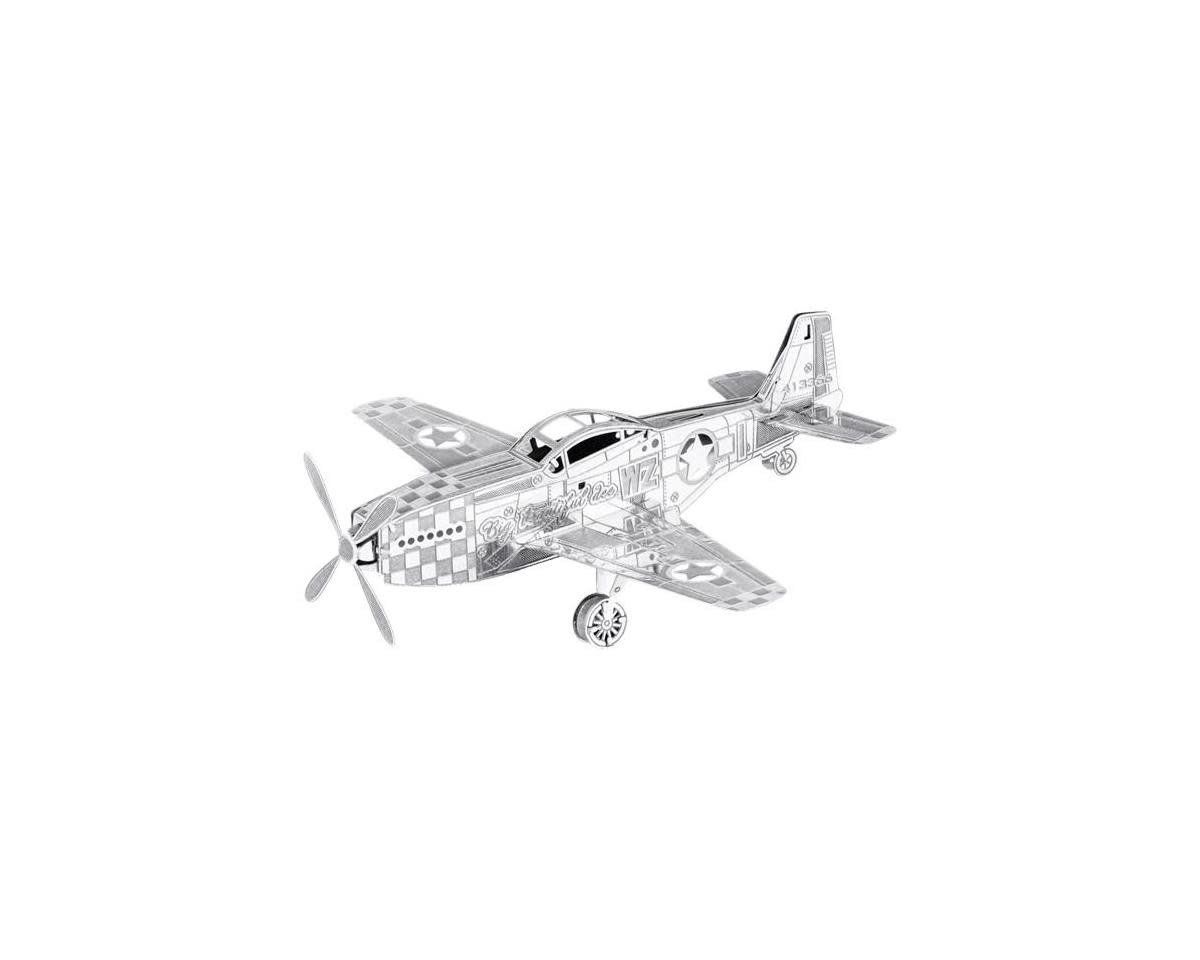 #FSC3 Fascinations Metal Earth MMS003 3D Laser Cut Model - Mustang P-51 Plane