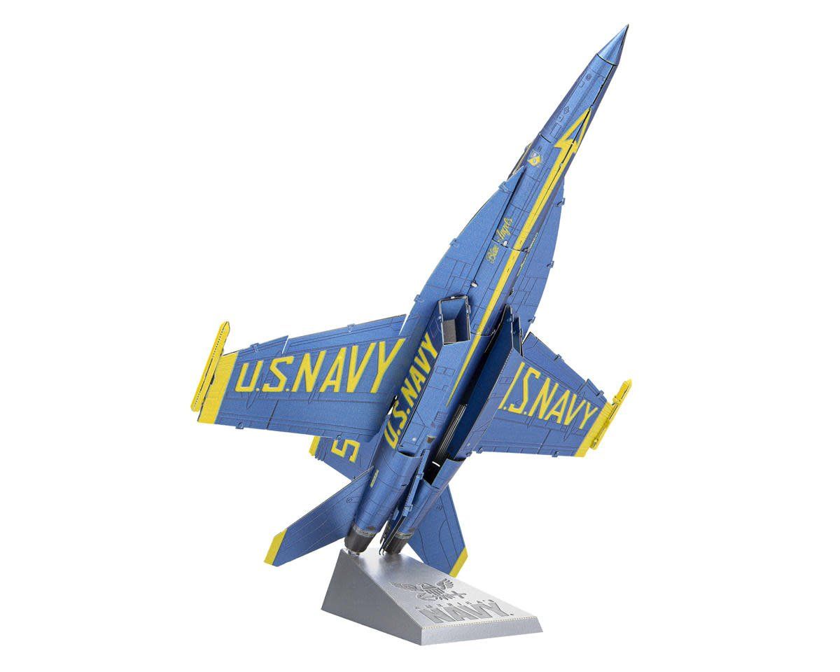 #FSCICX212 Fascinations Premium Series Blue Angels F/A-18 Super Hornet 3D Metal Model Kit