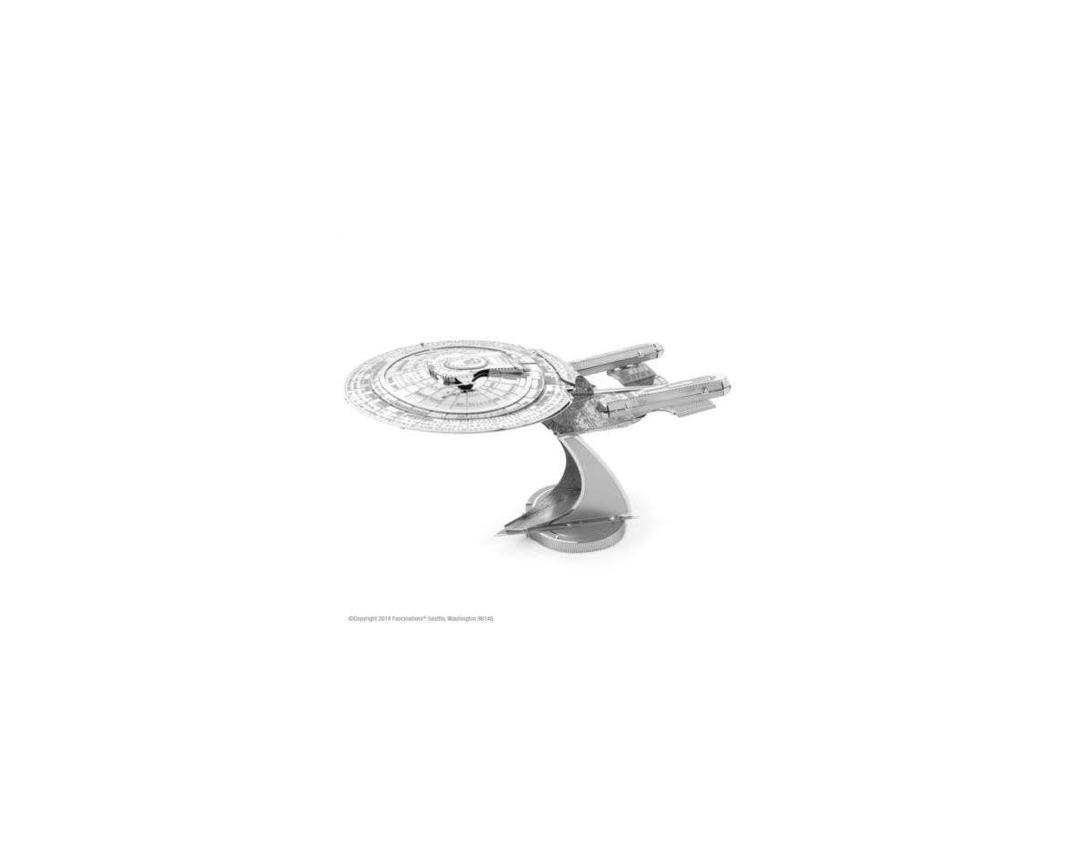 #FSC281 Fascinations USS Enterprise NCC-1701-D Next Generations Metal Model Kit 3D 10cm