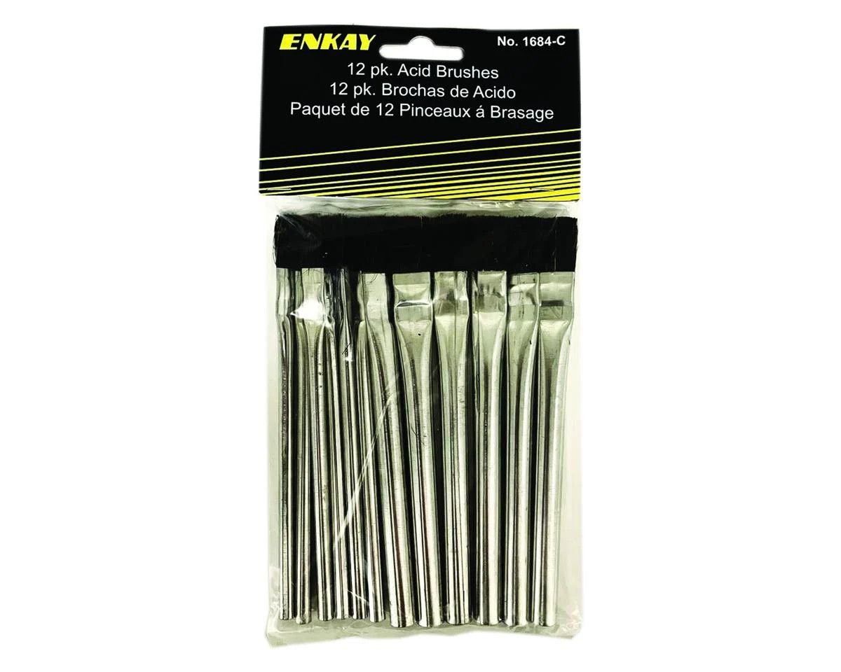 #1684-C Enkay 12pc Acid Brush Assortment