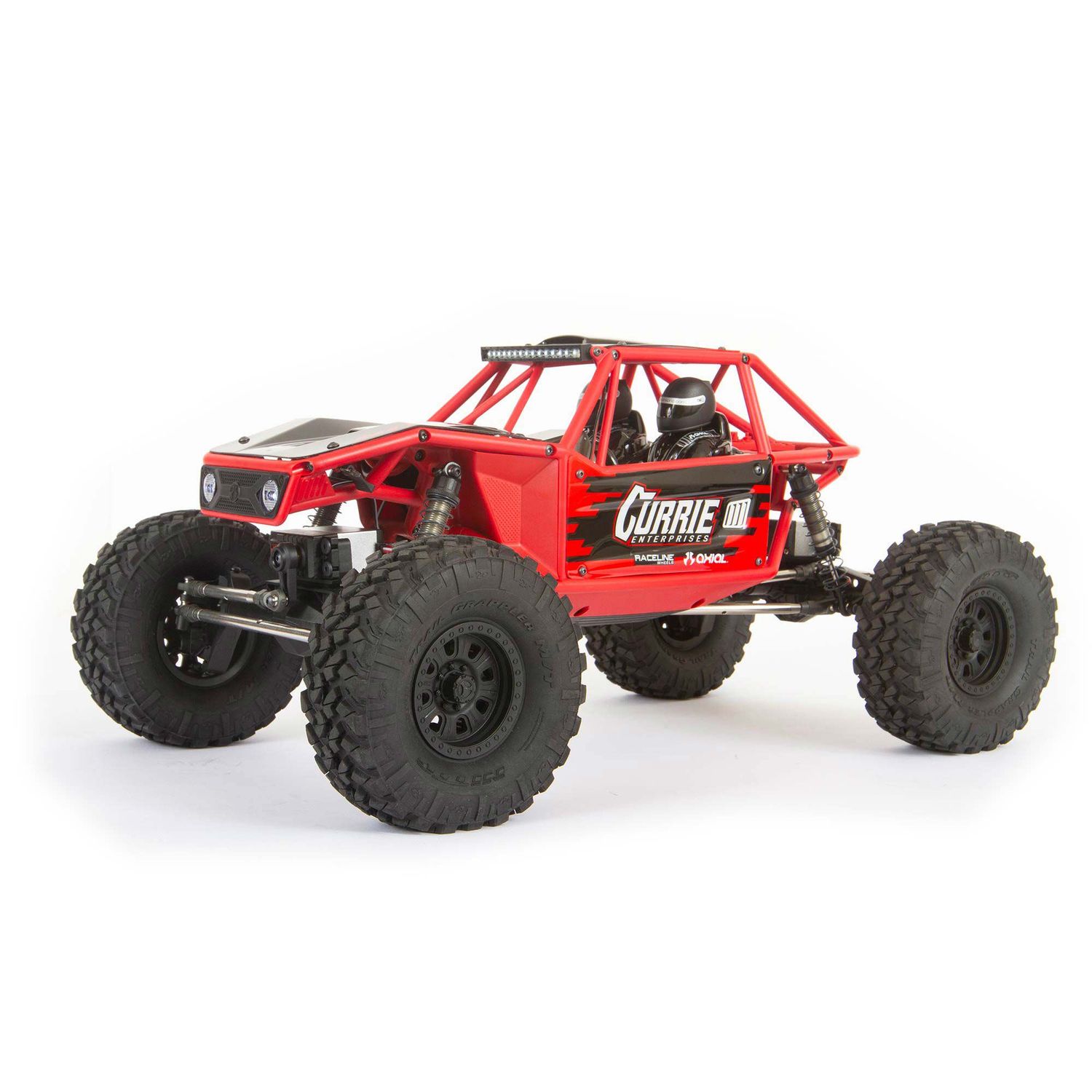 #AXI03022BT1  Axial Capra 1.9 4WS Unlimited Trail Buggy 1/10 RTR 4WD Rock Crawler (Red) w/DX3 2.4GHz Radio