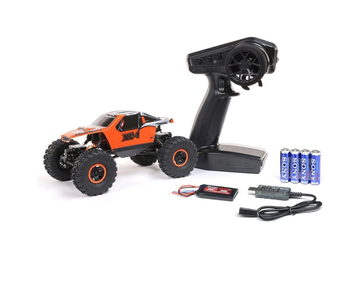 #AXI00003T2 Axial AX24 XC-1 1/24 4WD RTR 4WS Mini Crawler (Orange) w/2.4GHz Radio, Battery &amp; Charger