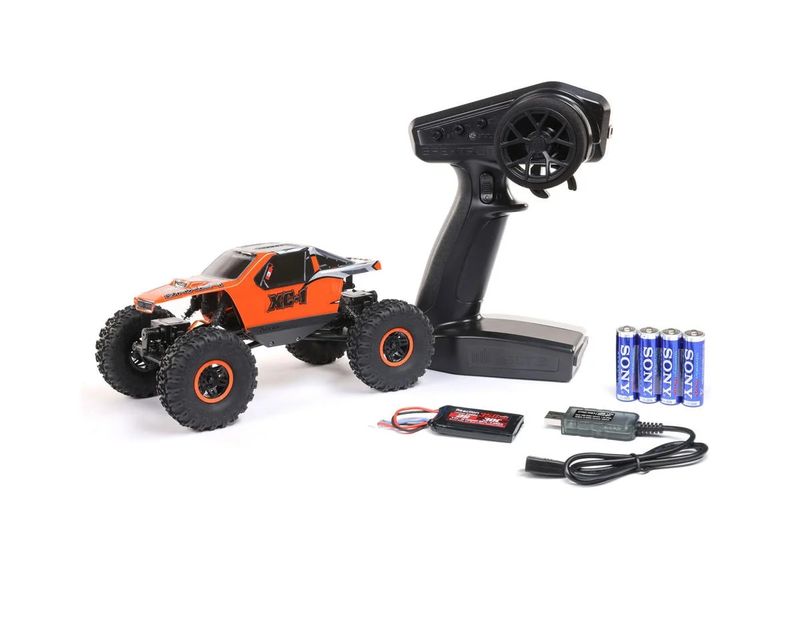 #AXI00003T2 Axial AX24 XC-1 1/24 4WD RTR 4WS Mini Crawler (Orange) w/2.4GHz Radio, Battery &amp; Charger