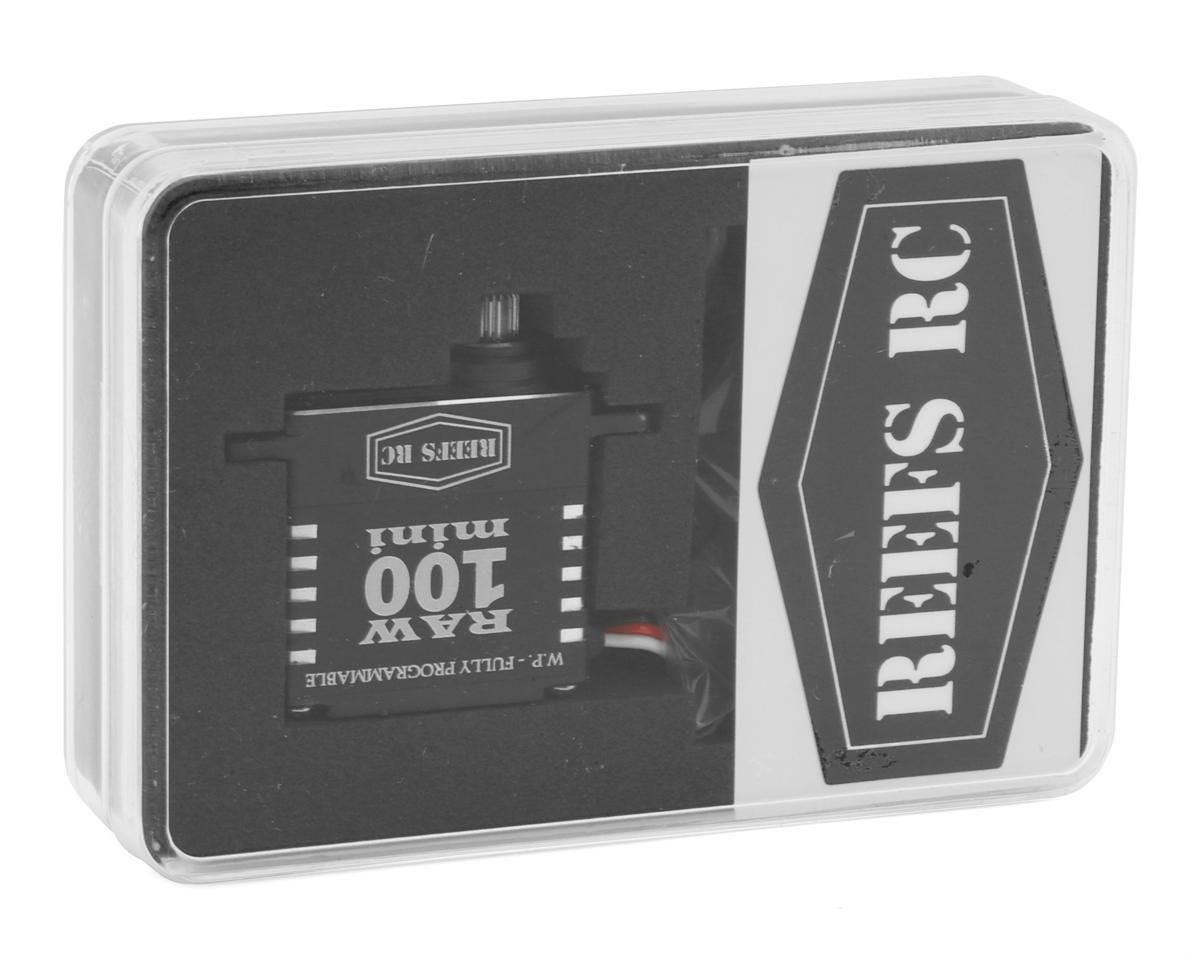 #REEFS135 Reefs RC RAW100 Mini Digital Waterproof Servo (Black) (High Voltage)