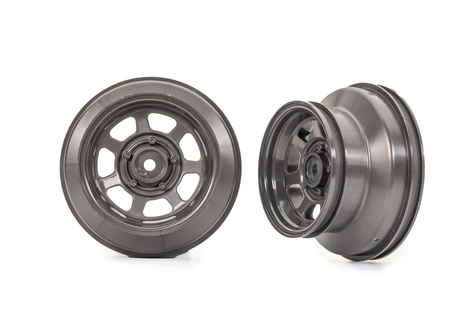 #10472 Traxxas Dirt Oval Wheels, F/R 4WD, Rear 2WD
