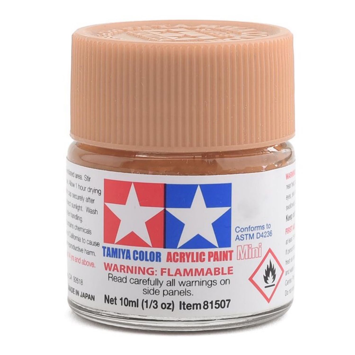 #81715 Tamiya XF-15 Flat Flesh Acrylic Paint (10ml)