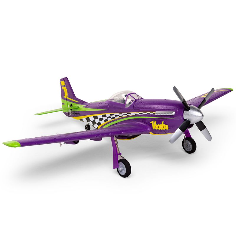 #EFLU4350 E-flite UMX P-51D Voodoo BNF Basic Electric Airplane (493mm) w/AS3X &amp; SAFE Select