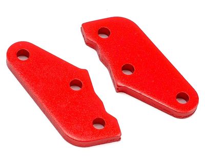 #ARA340072 Arrma Aluminum "A" Steering Plate (Red) (2)  (ARAC9363)