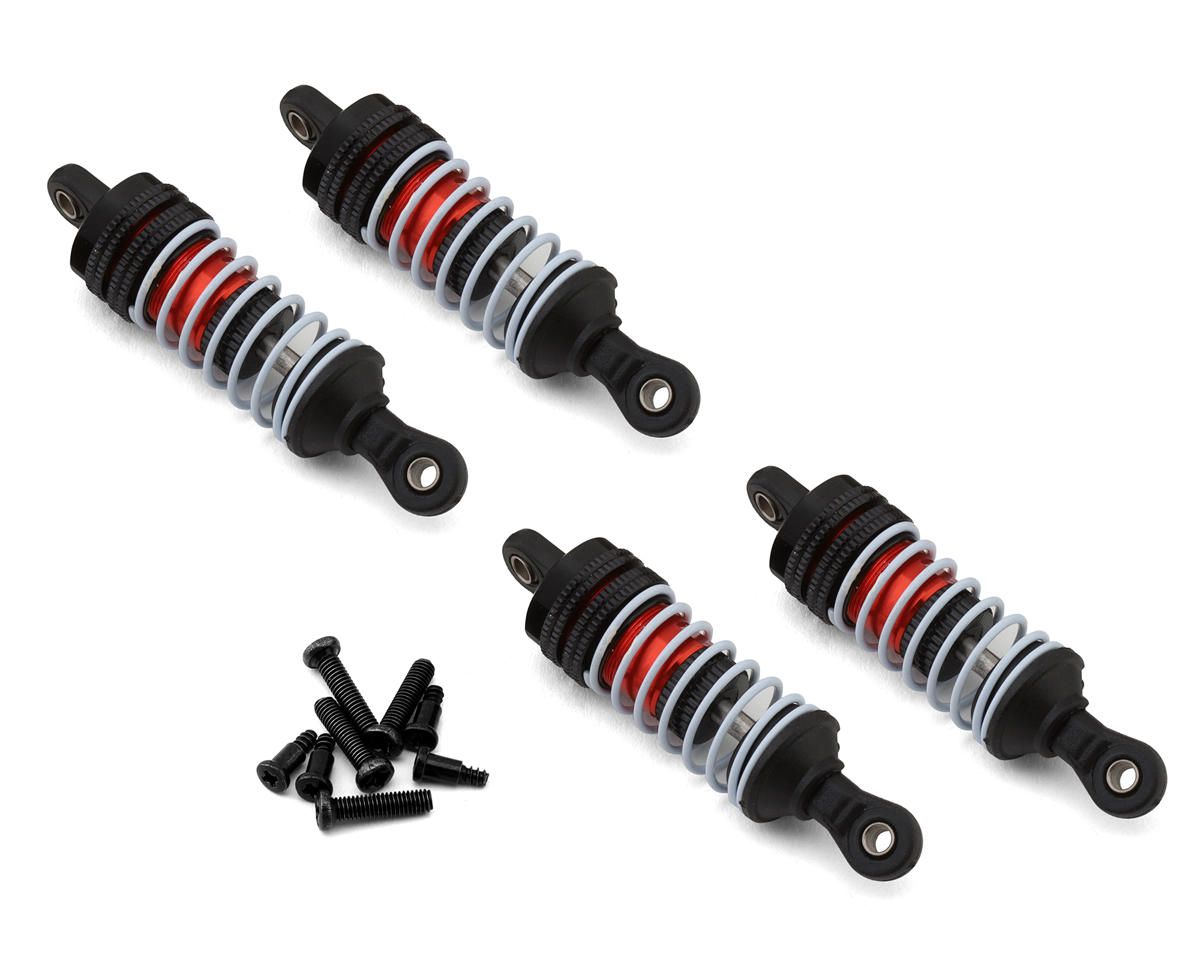 #150556 Maverick Atom Aluminum Oil-Filled Shock Absorbers (Red) (4)