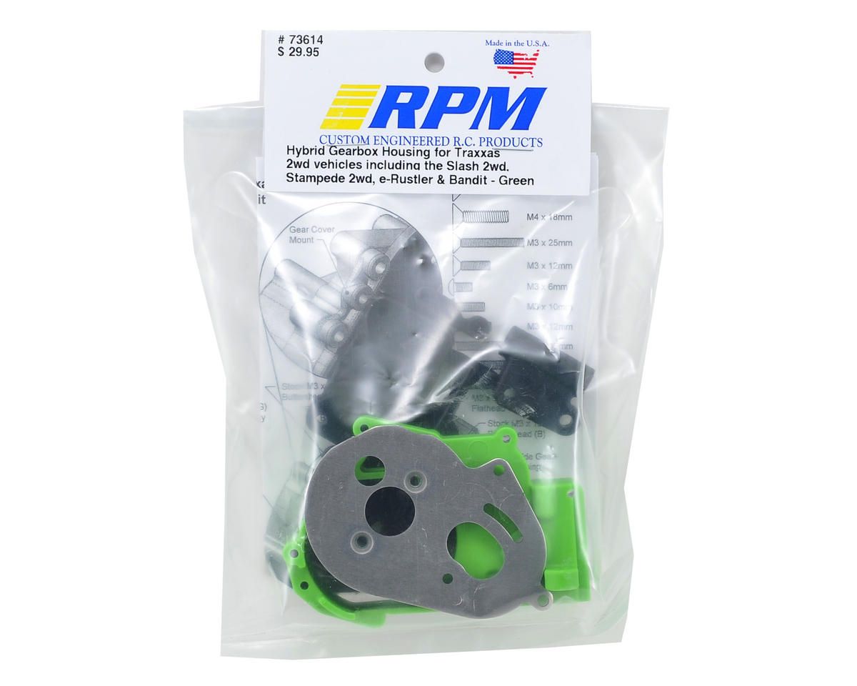 #73614 RPM Hybrid Gearbox Housing &amp; Rear Mount Kit for Traxxas 2WD(Green)