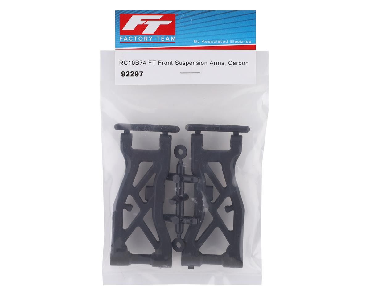 #92297 Team Associated RC10B74 Factory Team Carbon Front Suspension Arms