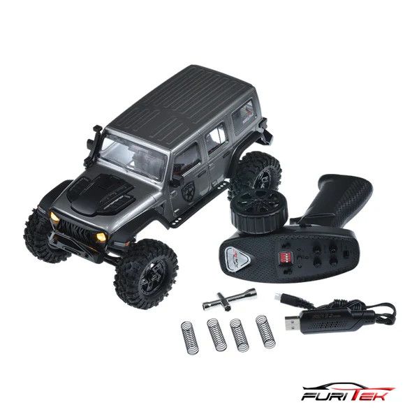 #FUR-2529 FURITEK FX118 KATANA RTR BRUSHLESS 1/18 RC CRAWLER KIT (GREY)