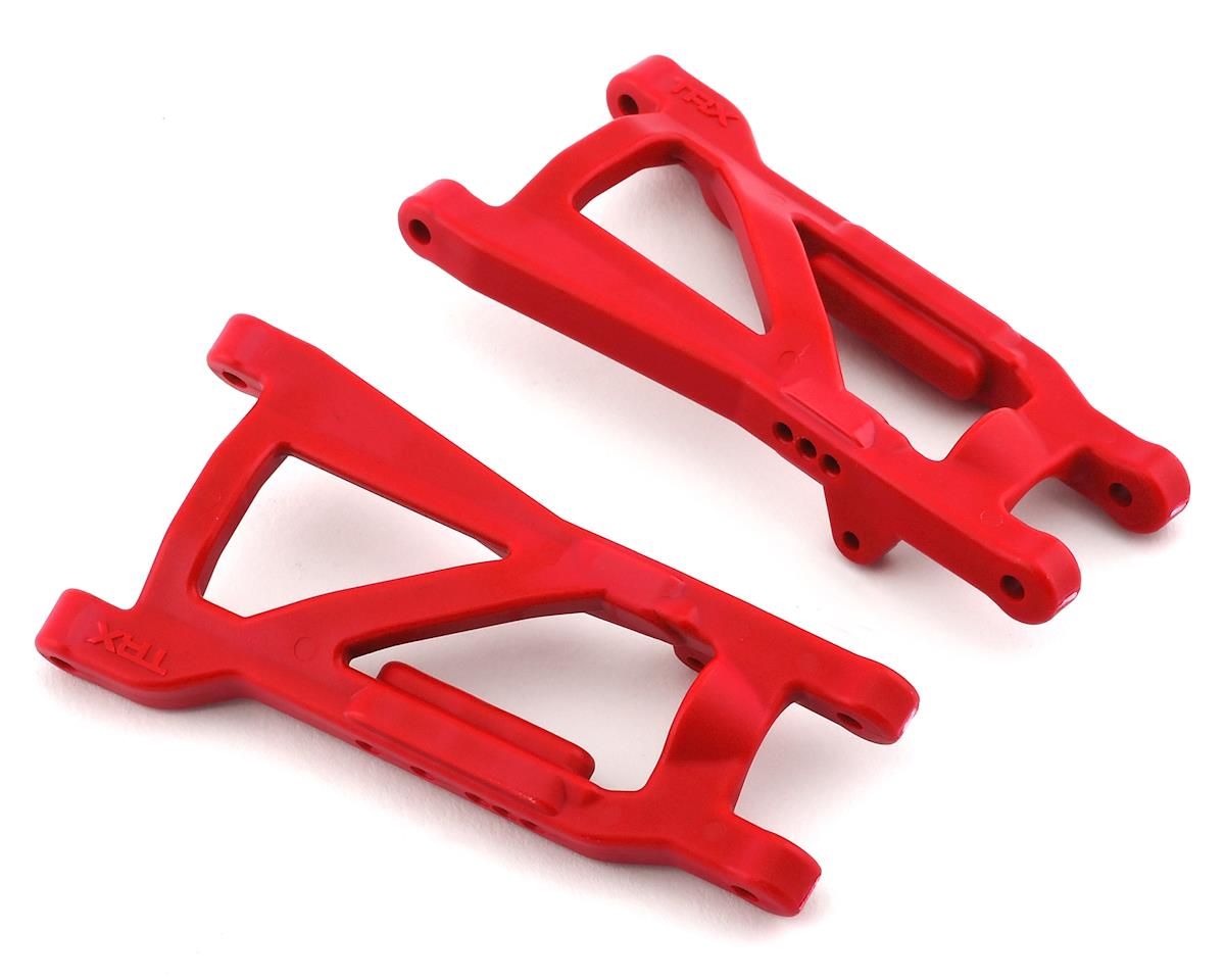 #2555R Traxxas HD Cold Weather Rear Suspension Arm Set (Red) (2)
