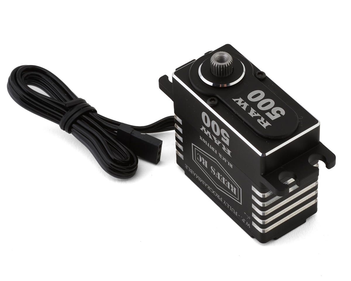 #REEFS178 Reefs RC RAW 500 High Torque/Speed Digital Servo (High Voltage) (Black Edition)