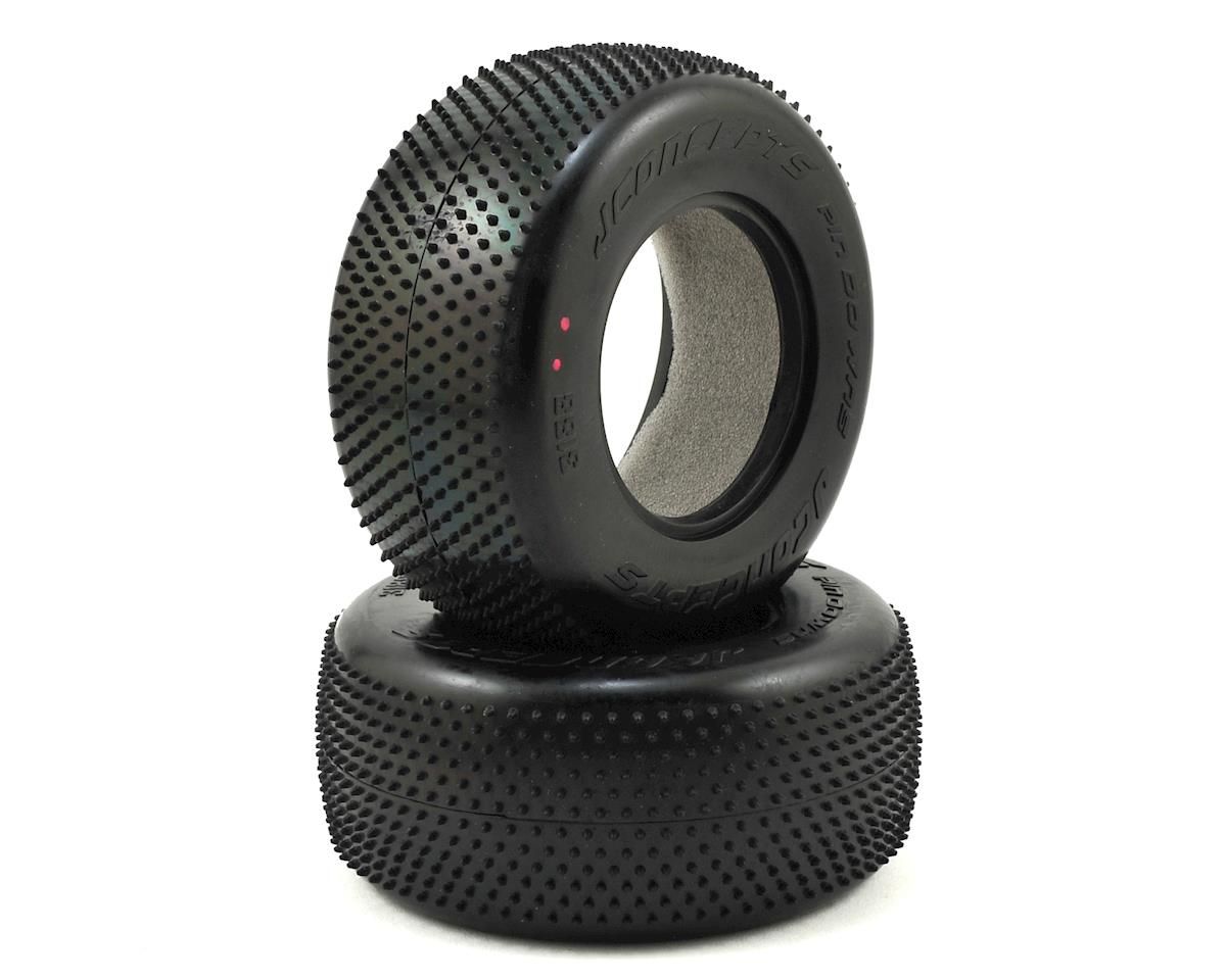 #3188-010 JConcepts Pin Downs Carpet Short Course Tires (2) (Pink)