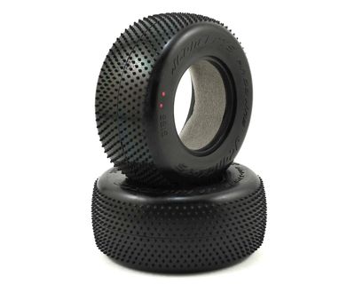 #3188-010 JConcepts Pin Downs Carpet Short Course Tires (2) (Pink)