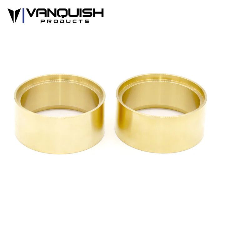#VPS05258 Vanquish Products 2.2 Brass Wheel Clamp Rings (Pair)