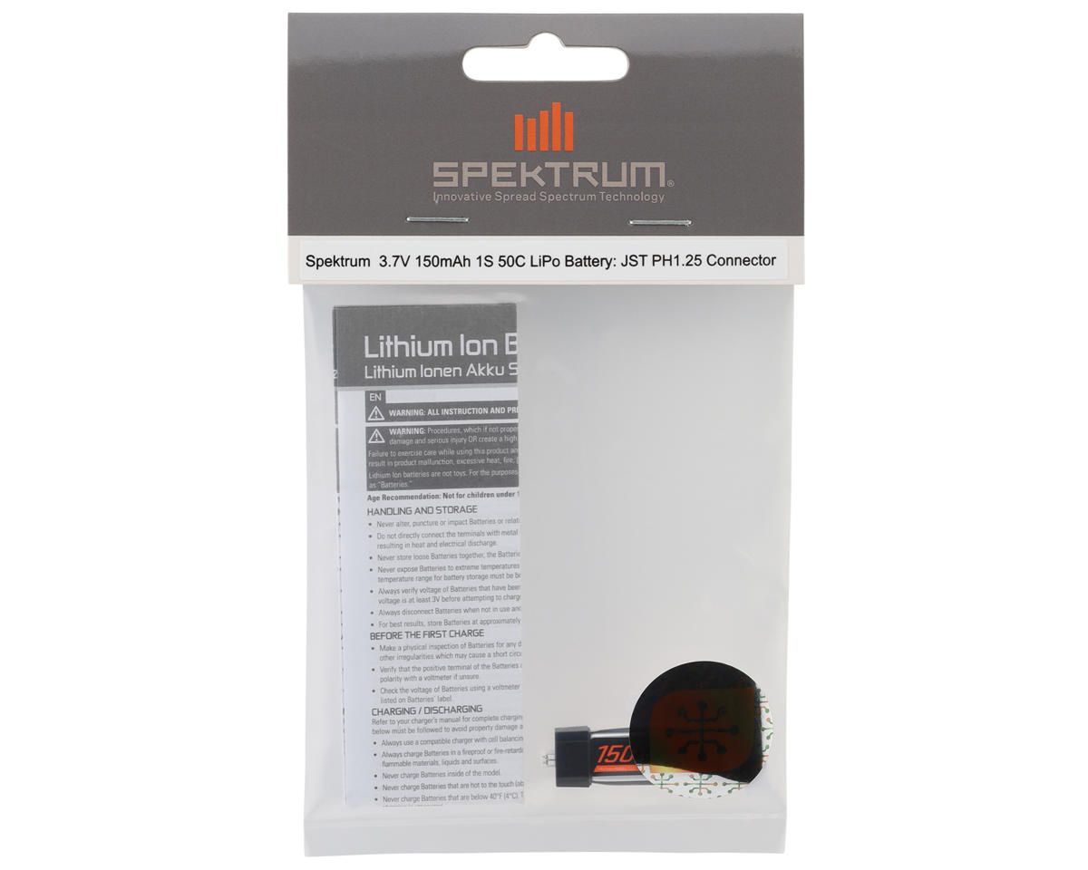 #SPMX1501S50 Spektrum RC 1S LiPo Battery 50C (3.7V/150mAh) w/JST PH1.25 Connector