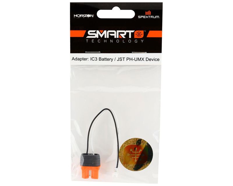 #SPMXCA312 Spektrum RC IC3 Battery to JST-PH Device Adapter (IC3 Female/JST-PH Male)