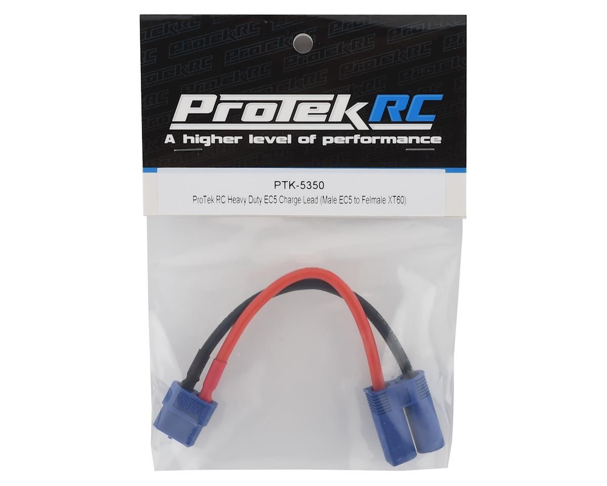 #PTK-5350 ProTek RC Heavy Duty EC5 Charge Lead Adapter (Male EC5 to Female XT60)