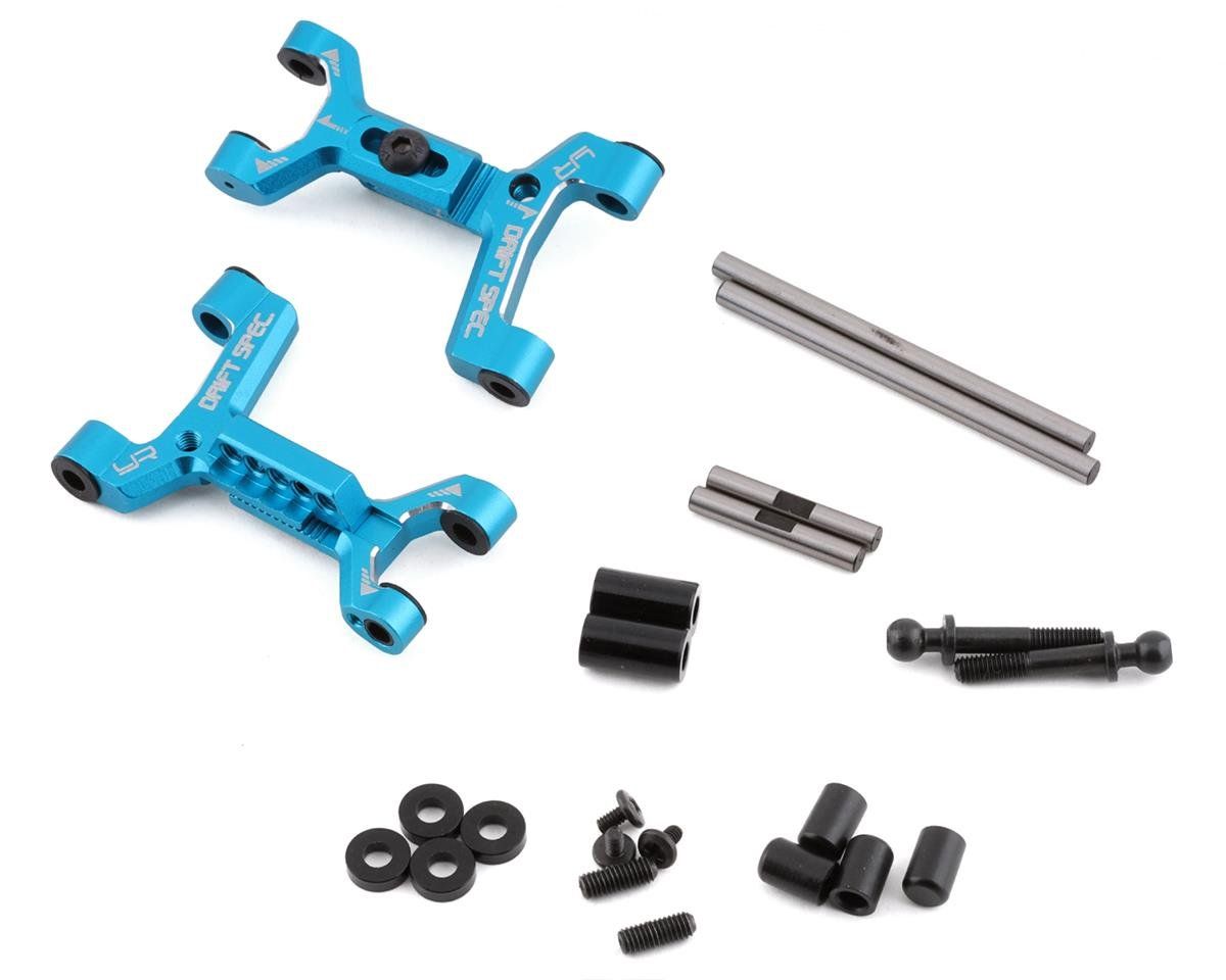#TATT-010BU Yeah Racing Tamiya TT-02 RWD Aluminum Rear Lower Suspension Arms (Blue) (2)
