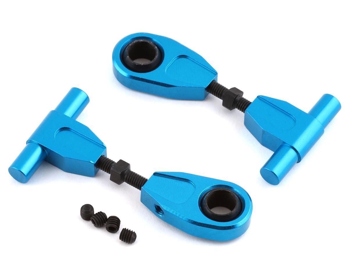#TT02-003BU Yeah Racing Tamiya TT-02 Aluminum Upper Front Suspension Arm (Blue) (2)