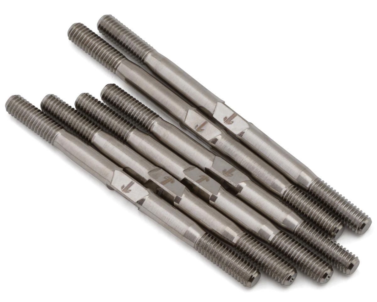 #74932  1UP Racing TLR 22X AC/DC Pro Duty Titanium Turnbuckles Set (Silver)
