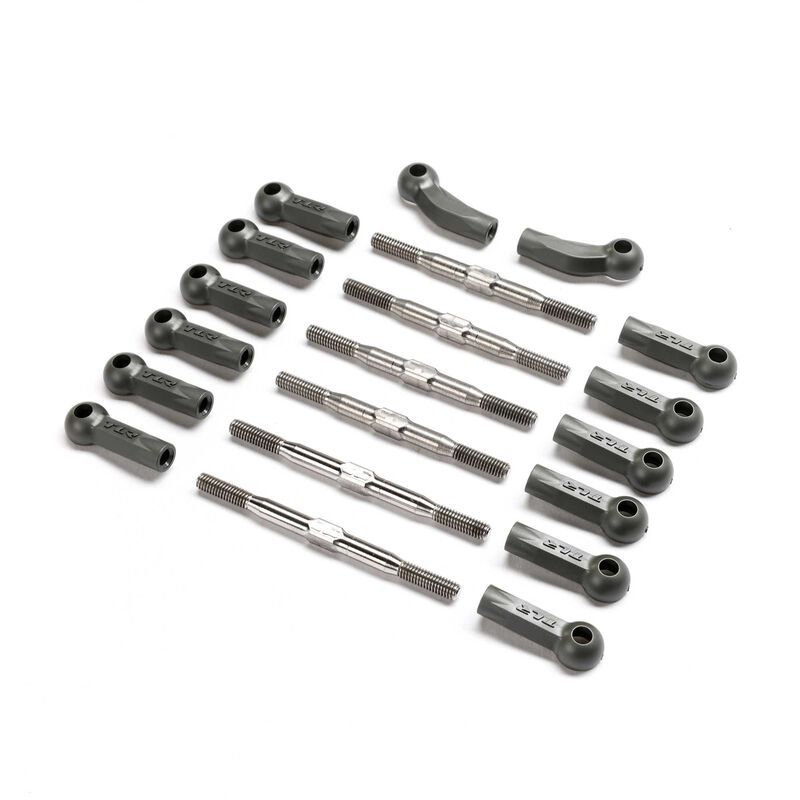 #TLR-1080 Team Losi Racing HD Turnbuckle Kit, Titanium: 22X