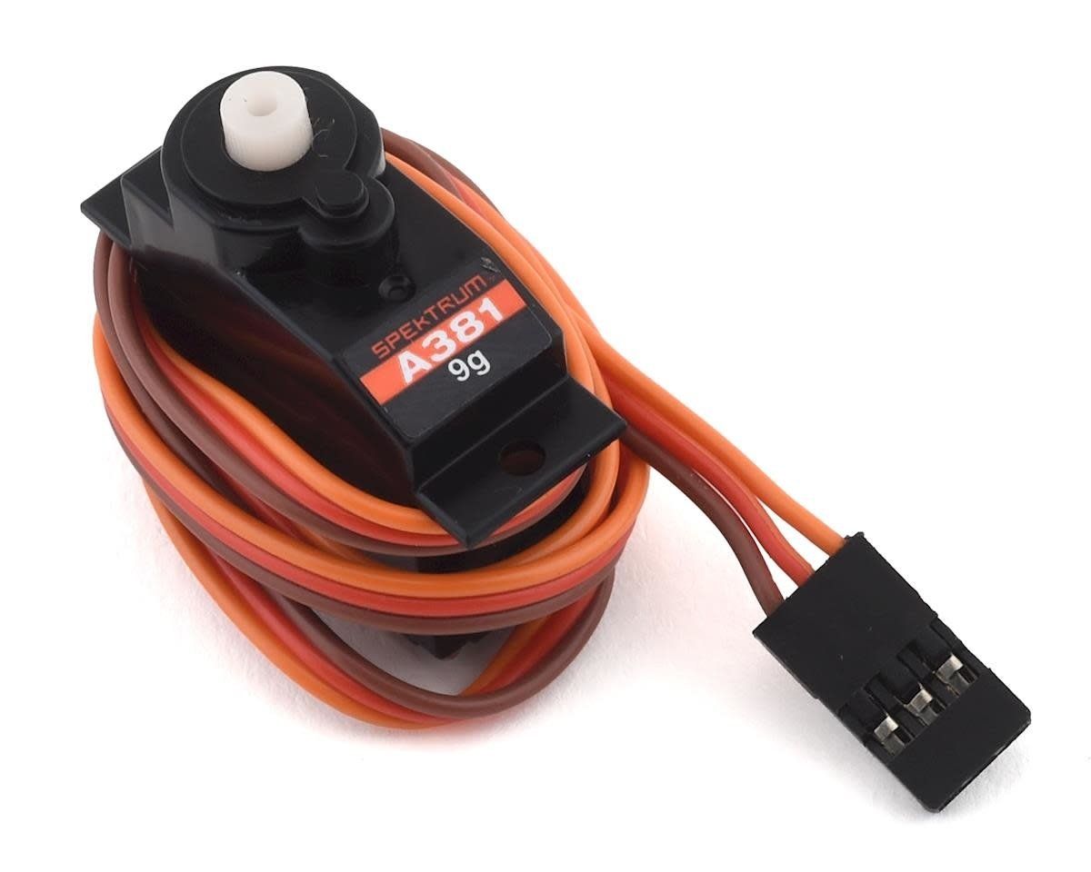 #SPMSA381 Spektrum RC 9g Mini Servo w/ 400mm Servo Lead