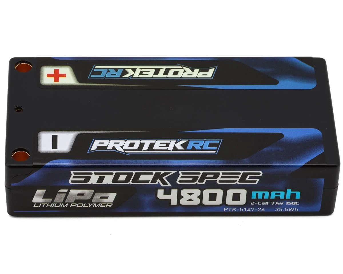 # PTK-5147-26  ProTek RC 2S 150C Low IR Si-G "Stock Spec" LCG Shorty LiPo Battery (7.4V/4800mAh) (ROAR Approved)